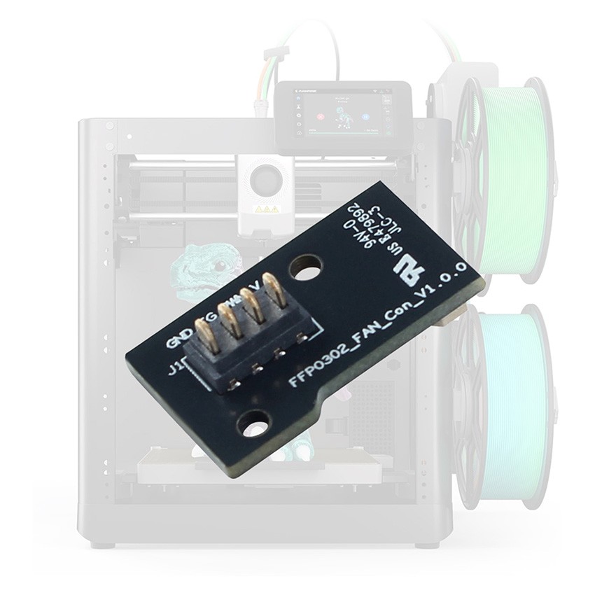 Hotend Cooling Fan Adapter Board for Flashforge AD5X Extruder 3D Printer