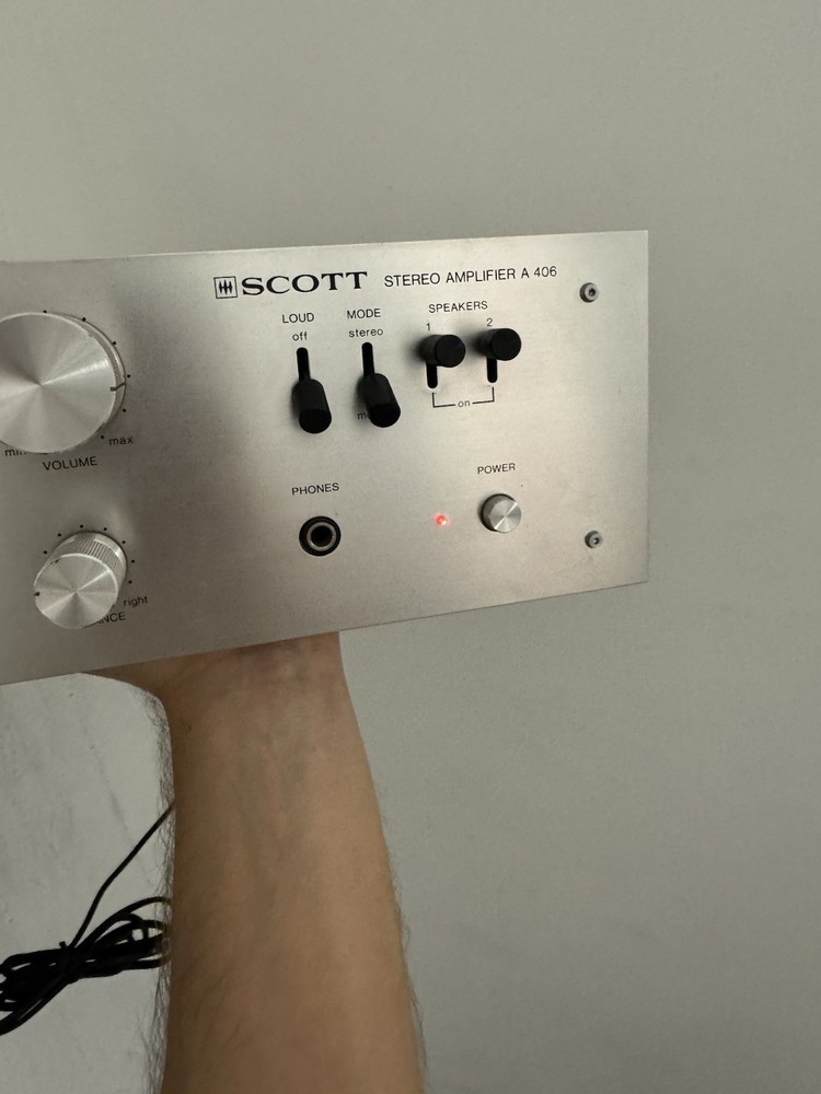 SCOTT STEREO AMPLIFIER A 406