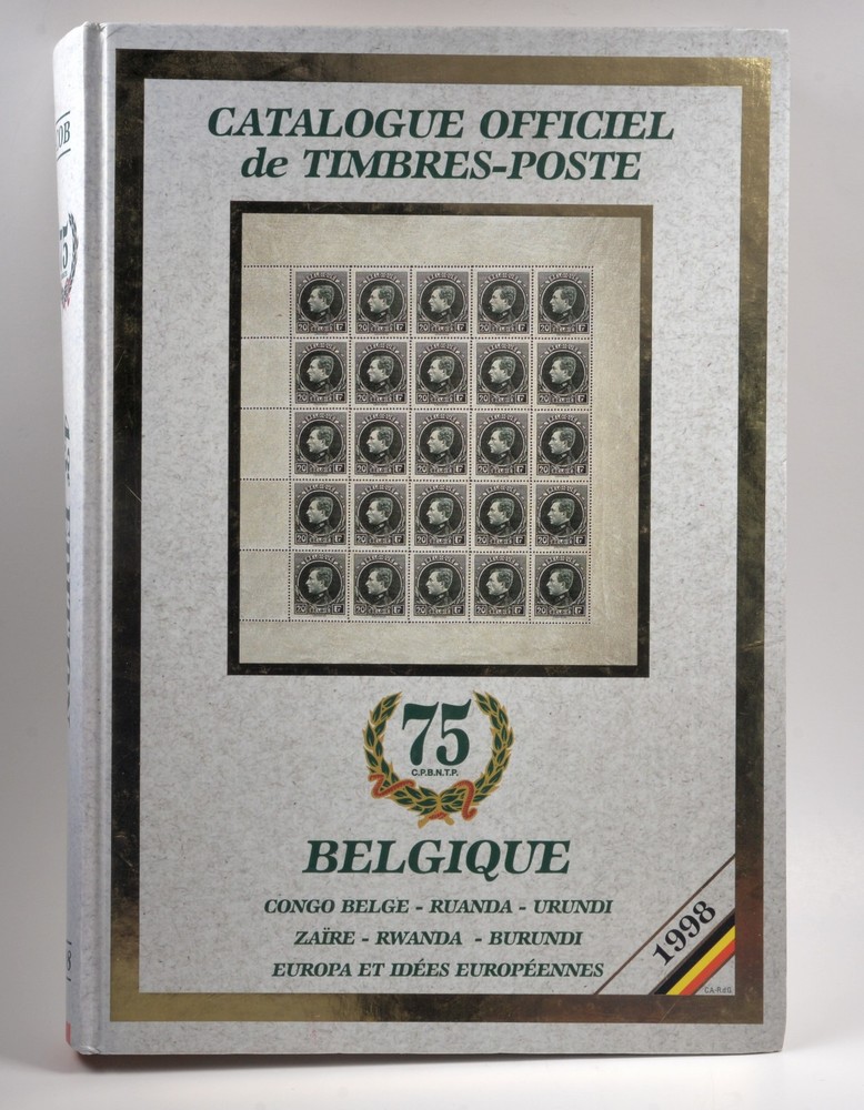 Catalogue Officiel de Timbres-Poste Belgique 1998 Congo Belge Rwanda Burundi