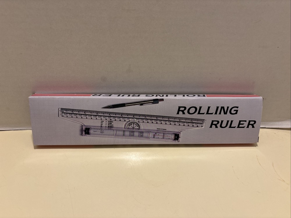 Rolling Ruler Horizontal ,Vertical, Parallel Lines, Circles, Arcs, And Angles.