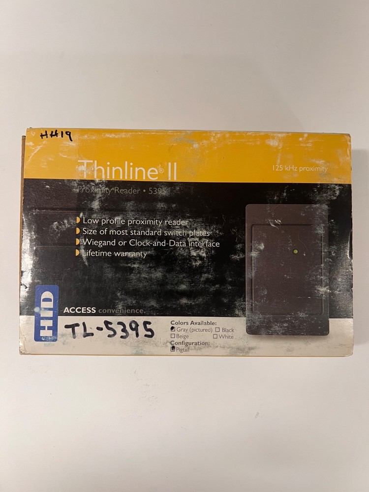 HID Prox ThinLine II Wall Switch Card Reader Access Control 5395CG100