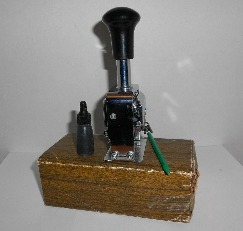 Cosco Automatic Numbering Machine Model C-71 w/Box