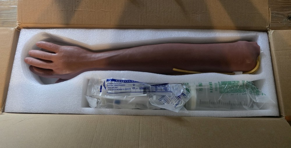 The Apprentice Doctor: Anatomical Phlebotomy Simulation Arm/ IV Practice Arm 