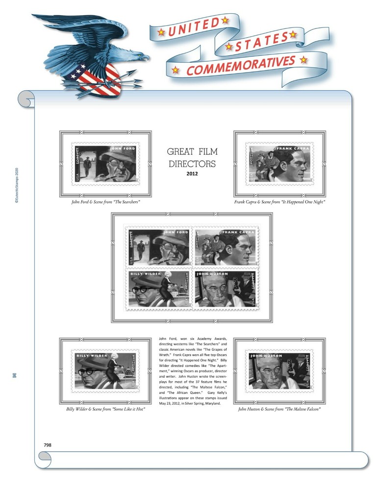 2012 U.S. Commemorative Singles COMPLETE Supplement (White Ace Alternative)