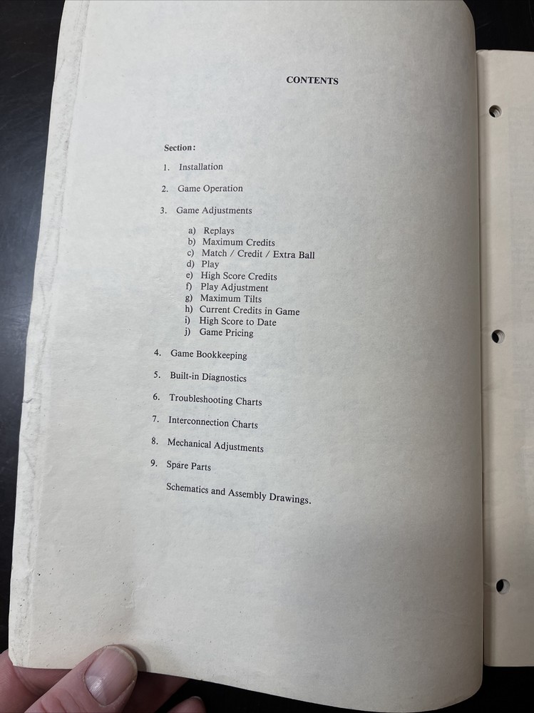 Solid State’s World Cup Pinball Instruction Manual
