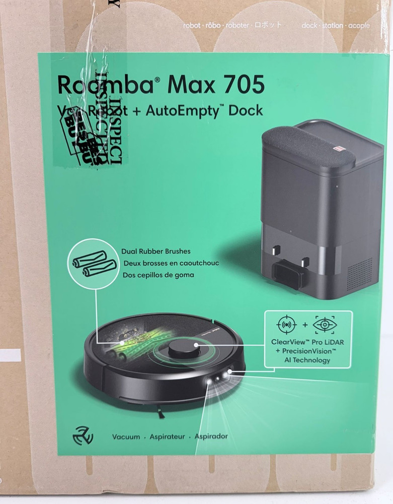 iRobot - Roomba Max 705 Vacuum + AutoEmpty Dock