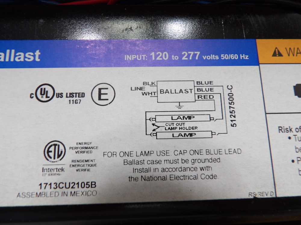Universal Lighting Basic-12 Electronic Ballast B260IUNVHP
