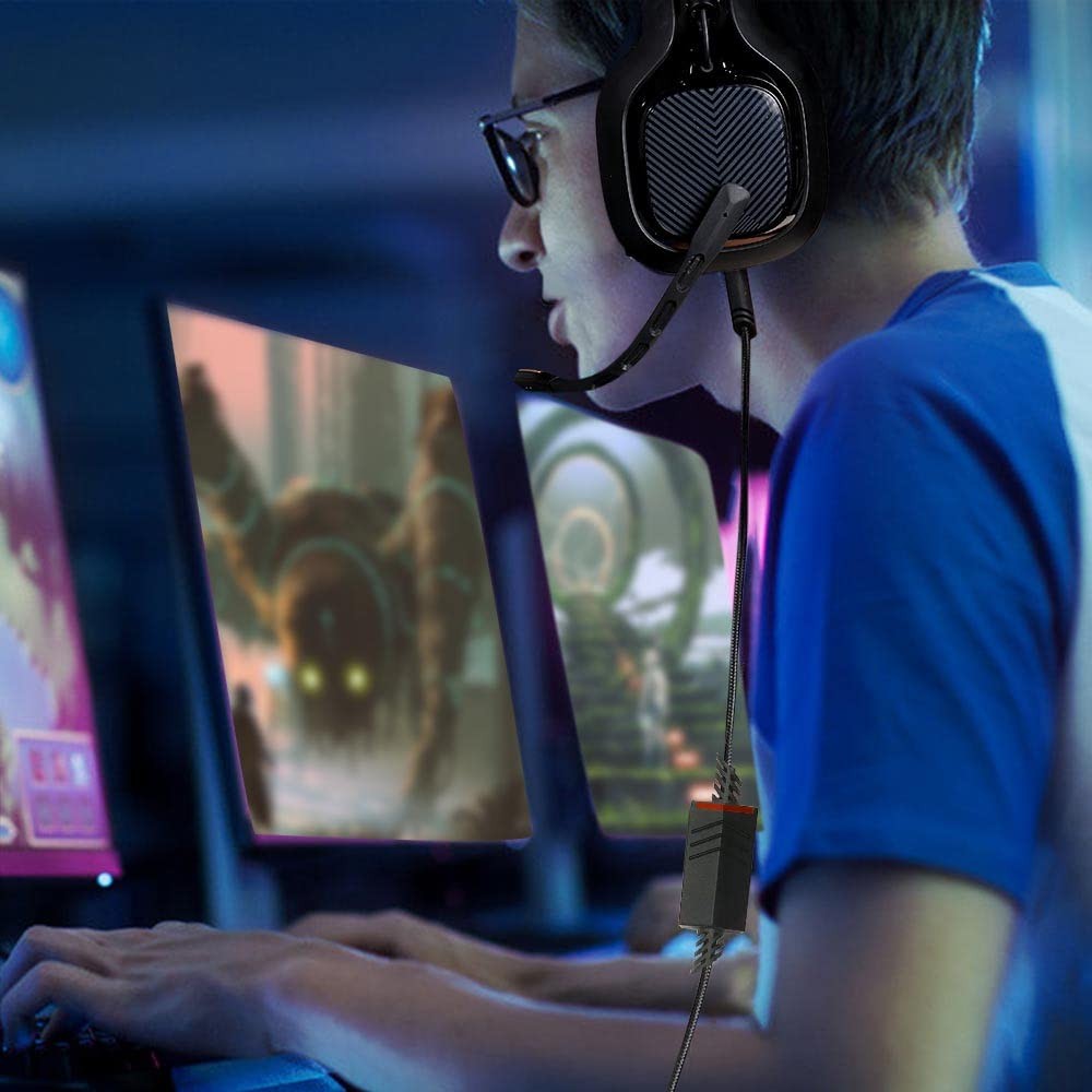 Replacement A40 Cord Compatible with Astro A40 Headset, A40 Inline Mute Audio...