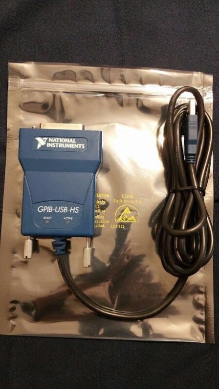 1PC GPIB-USB-HS USB Interface Adapter NI controller IEEE 488 TOC New In Box