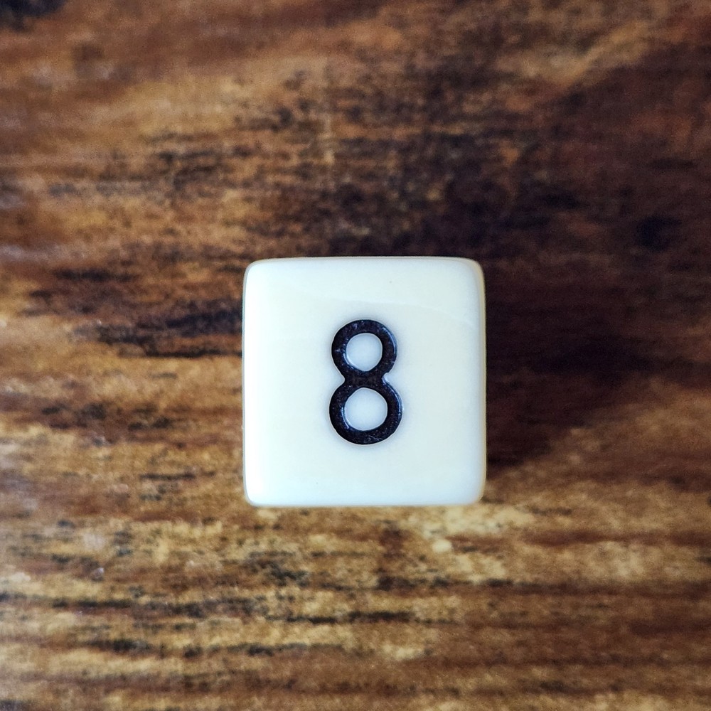 16mm Vintage Backgammon Bakelite Double Cube Dice