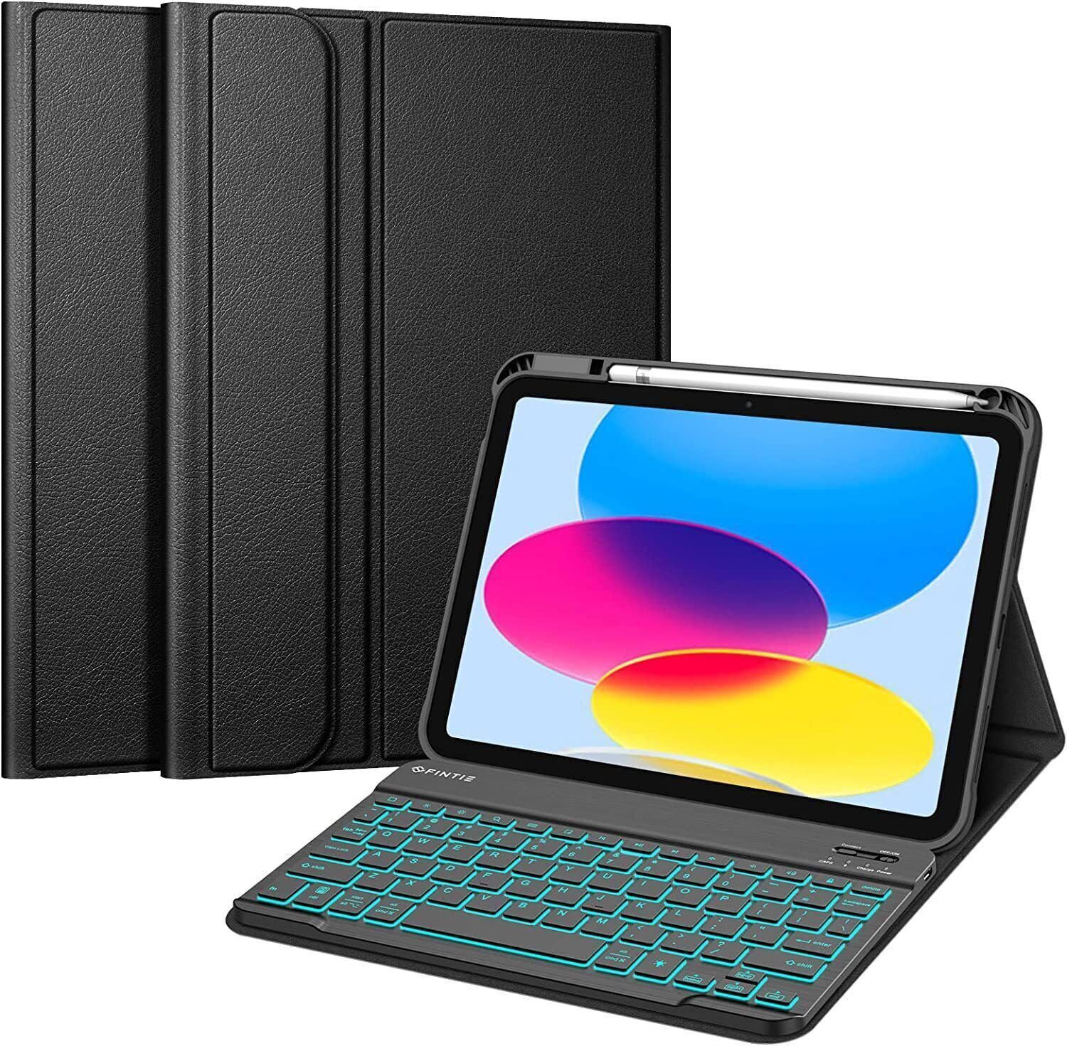 Backlit Keyboard Case for iPad (A16) 11th Gen 11 Inch (2025) Soft TPU Back Cover
