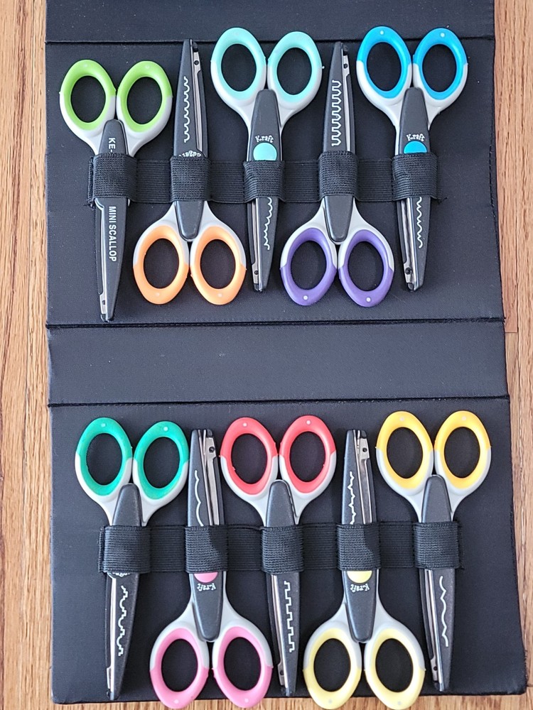 KRAFT EDGERS Scrapbook & Craft Pattern Cut Scissors 20 Piece Set