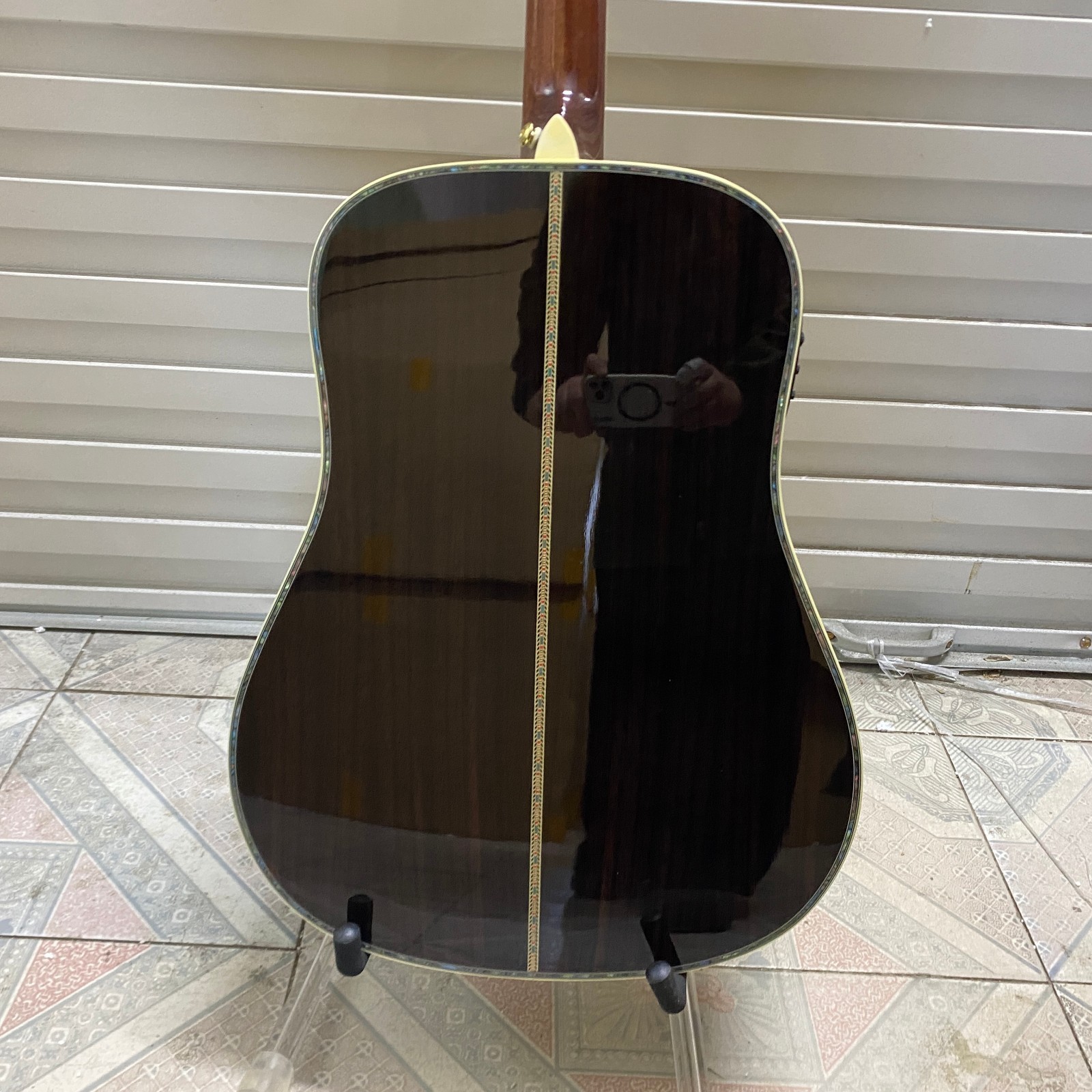 US stock ! D45 ACOUSTIC GUITAR with EQ Abalone Inlay 20 frets