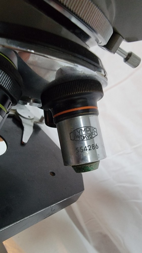 Olympus KHC Binocular Compound Microscope - Olympus Objectives - Working Lamp