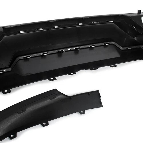 Front Bumper Valance + Chrome Skid Plate For Silverado 1500 2016-2019 With Z71