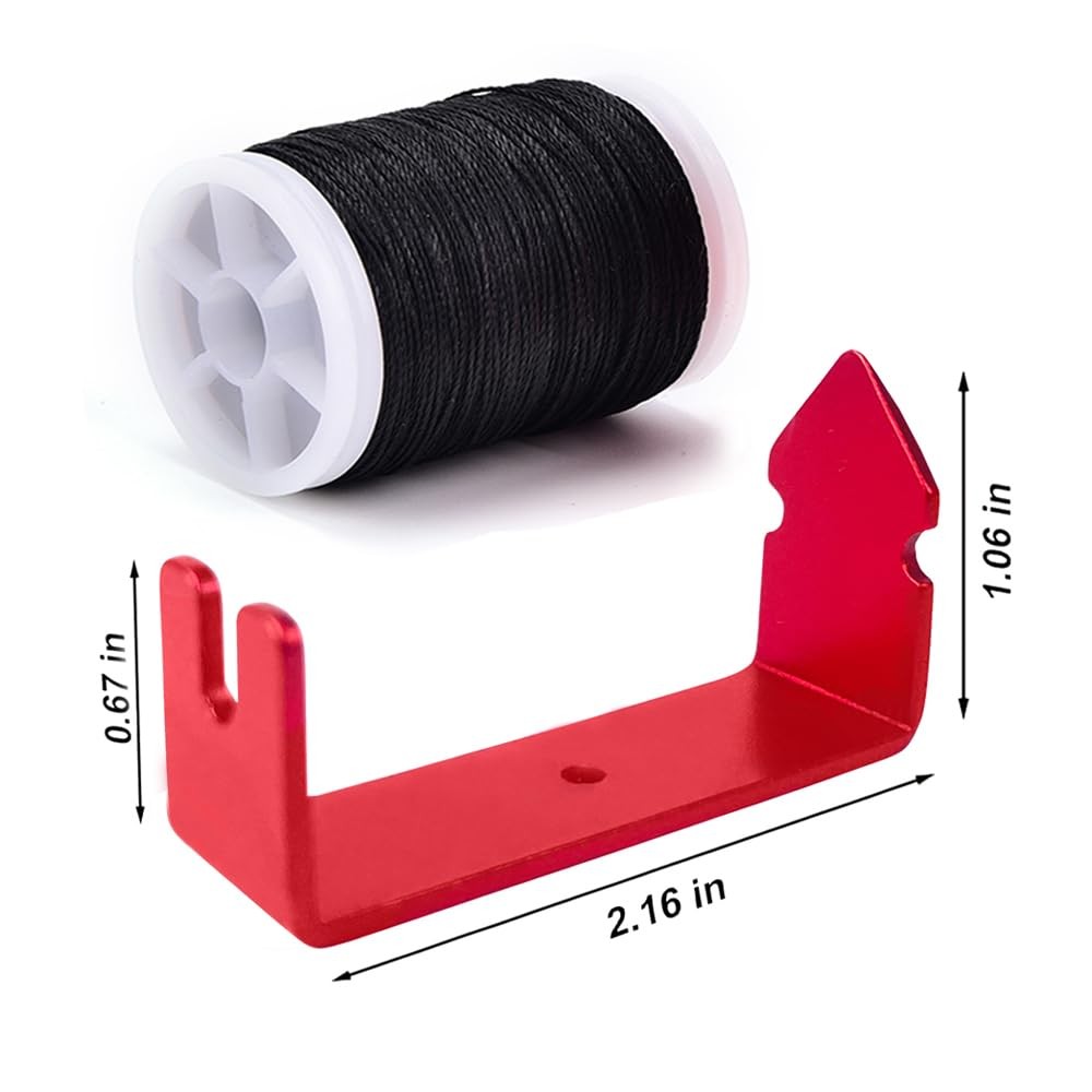- QI HUO JU - Archery Bow String Separator Tool and Bowstring Serving Black