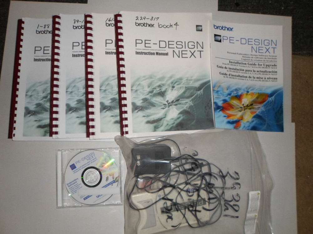 Brother PE-design software version NEXT sewing embroidering