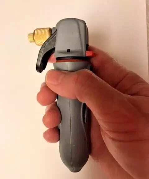 CO2 Power Bike Tire Inflater Grey housing cart C02 inflator w/ Presta adaptor