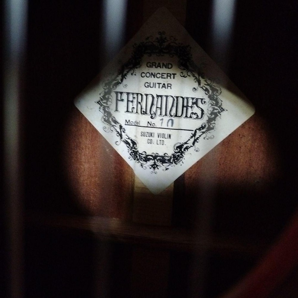 Fernandes Classical Guitar Model No. Brown Used