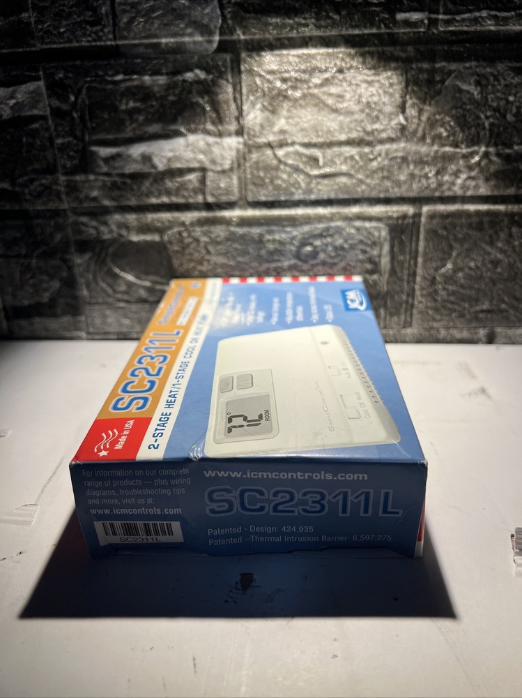 ICM Controls Simple Comfort Non-programmable Thermostat With Backlit Display