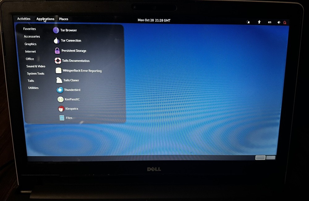 Tails Linux 6.10 USB Drive Live Bootable Installer Bootable