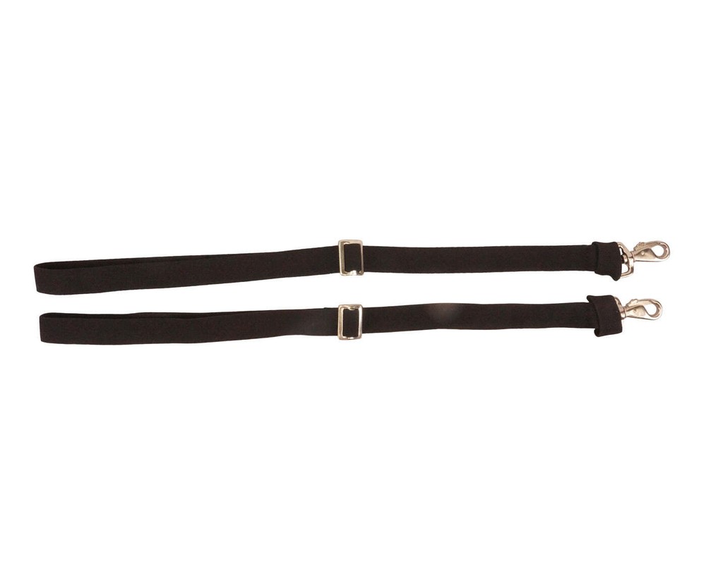 Removable Adjustable Elastic Leg Straps Pair for Horse Blankets & Sheets