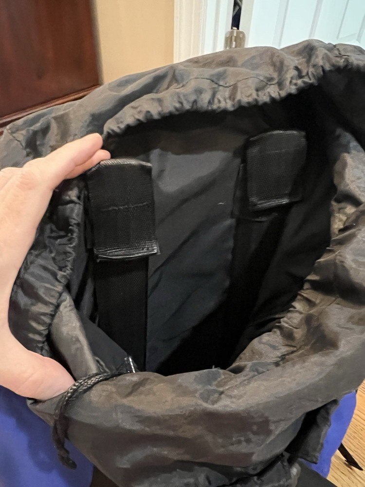 CUSCUS Adjustable Hiking Camping Backpack Internal Frame Blue Black Discovery 60