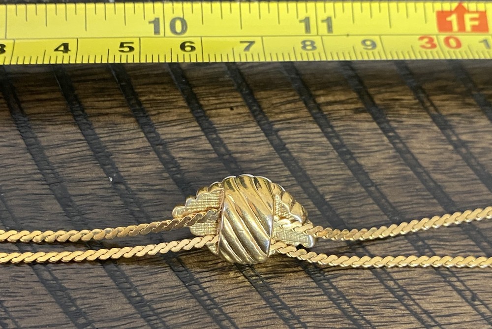 Vintage Avon Shell Slider Necklace