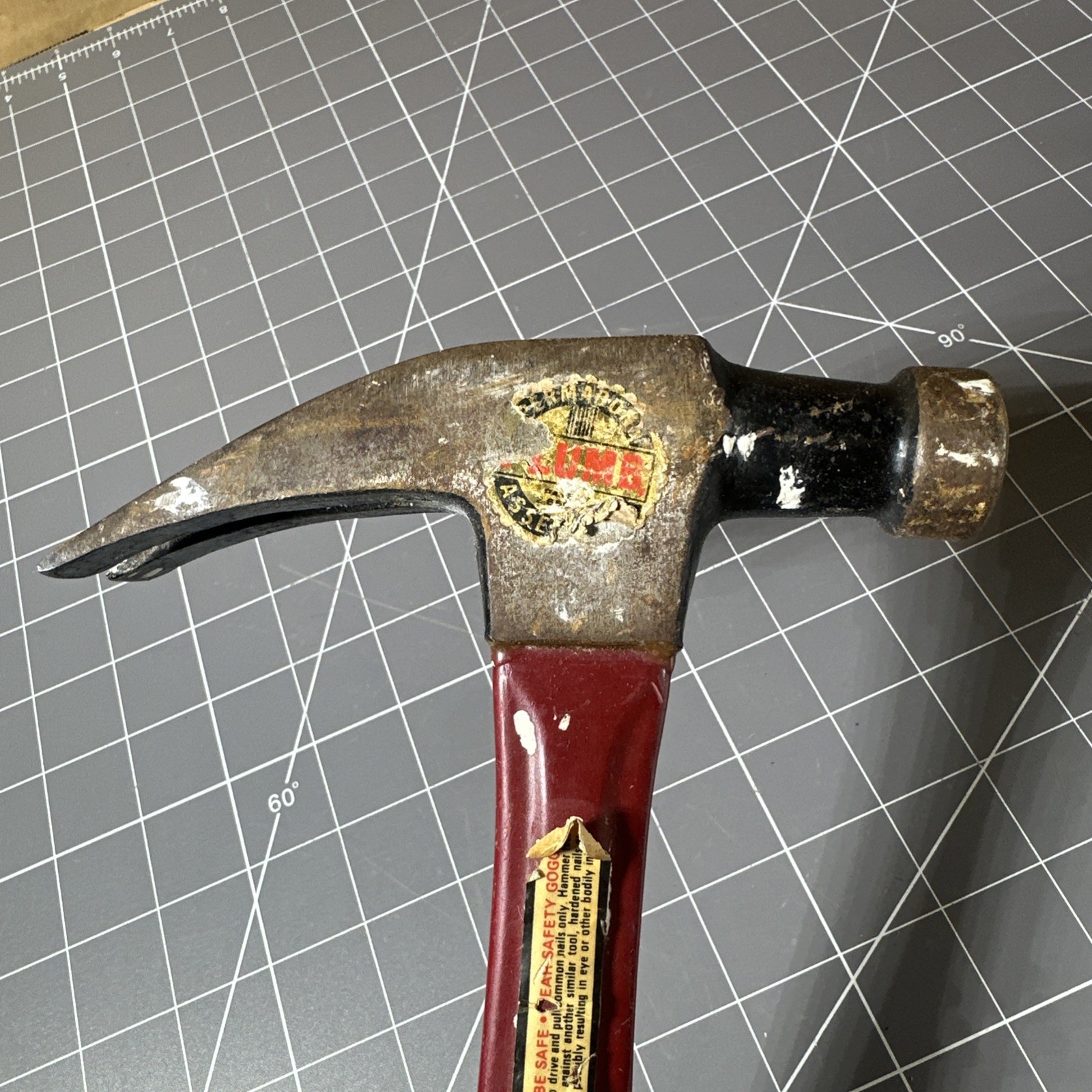 Early Plumb 20 Oz Framing Rip Claw Hammer Fiberglass Handle Permabond USA