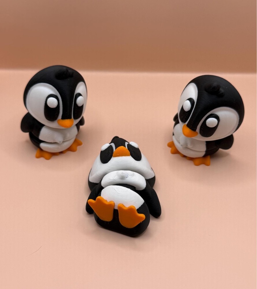 3D Printed Jiggle Pet Penguin