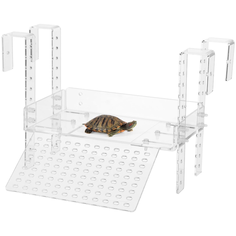 Hanging Turtle Basking Platform, Adjustable Turtle Dock, Transparent Acrylic ...