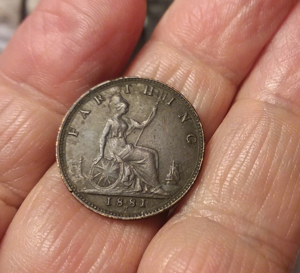 Britain - 1881 Farthing - Victoria