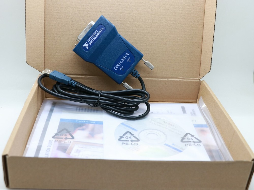 NI GPIB-USB-HS Card 778927-01 USB GPIB Interface Adapter Controller IEEE 488