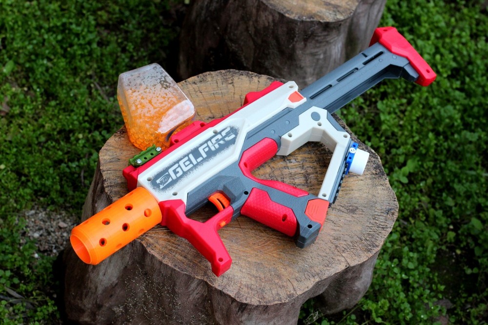 Blasters3D Modulus Barrel Adapter for Nerf Pro GelFire Gel Blaster - Muzzle Mod