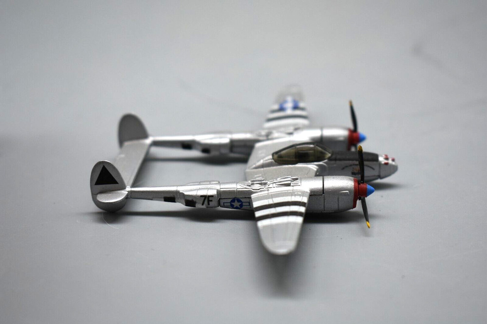 Diecast Lockheed P-38 Lightning, CORGI, Heavy Fighter, 4" W, 3" Long