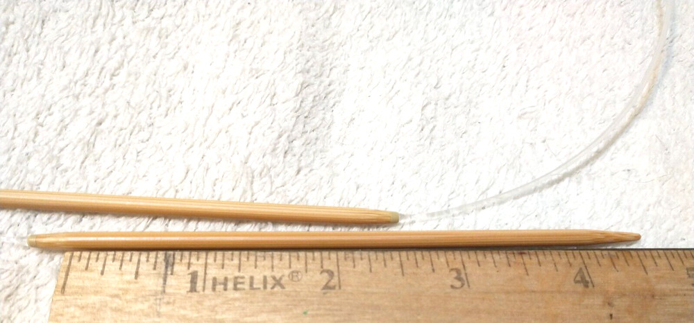 Circular-size 5 , 3.75 mm - 29" - Bamboo Knitting - A1