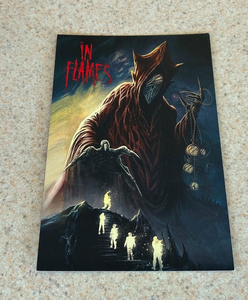 IN FLAMES -- MULTI SIGNED Promotional Postcard