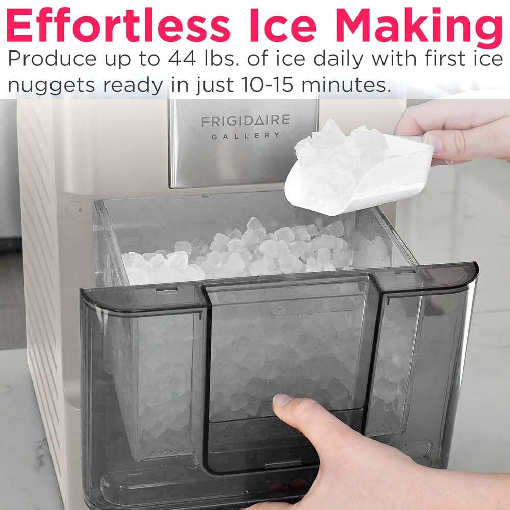 Frigidaire Nugget Ice Maker, 44 lbs. Capacity with Touchscreen Window