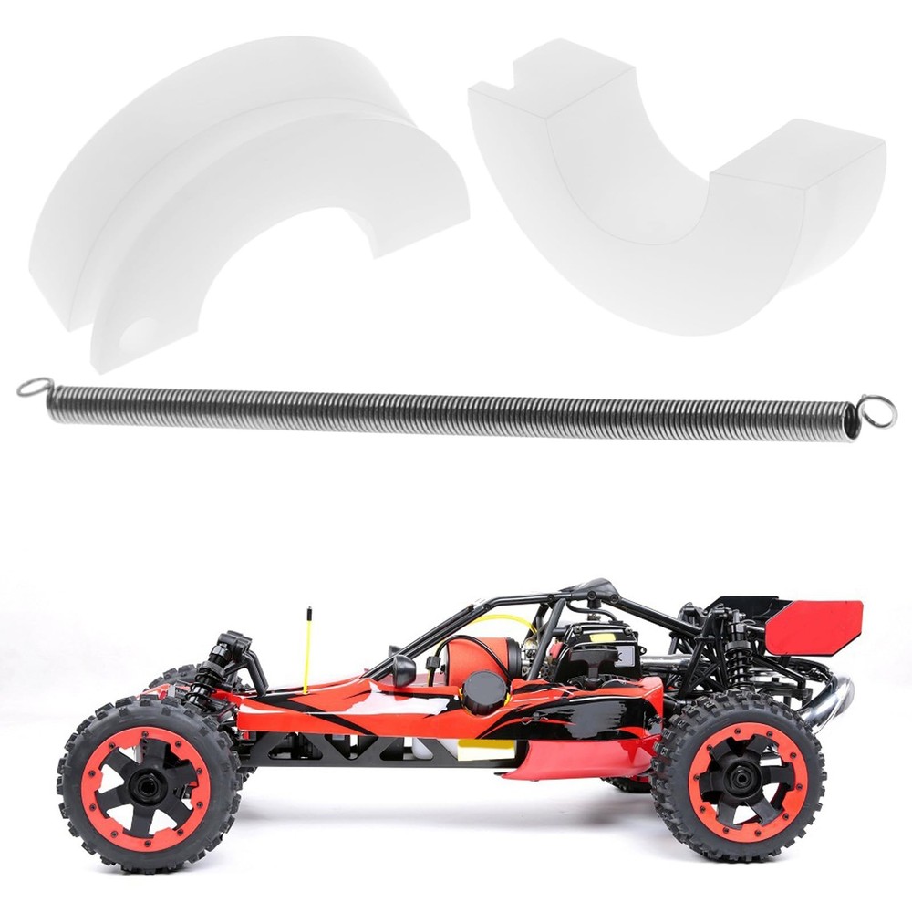 Micro Traders 2 Sets Plastic RC Clutch Shoes with Spring Adjustment...