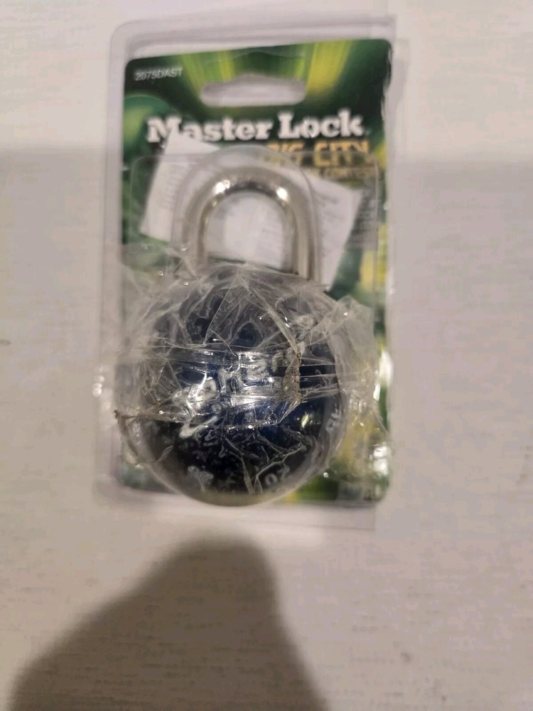 Master Lock Sphero Master Blue Smooth Spin Combination Lock New Opened Package