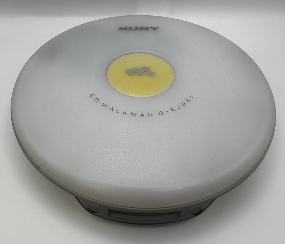 SONY CD Walkman D-EJ001 Discman Portable CD Player Working - See Description