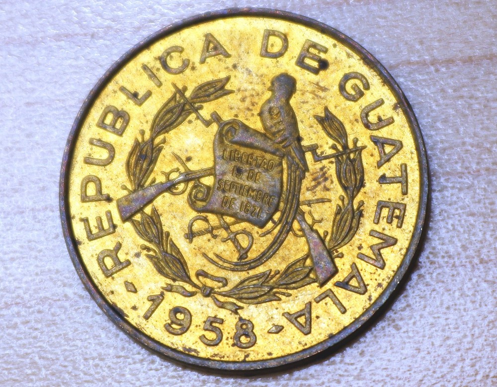 1958 Guatemala 1 Centavo