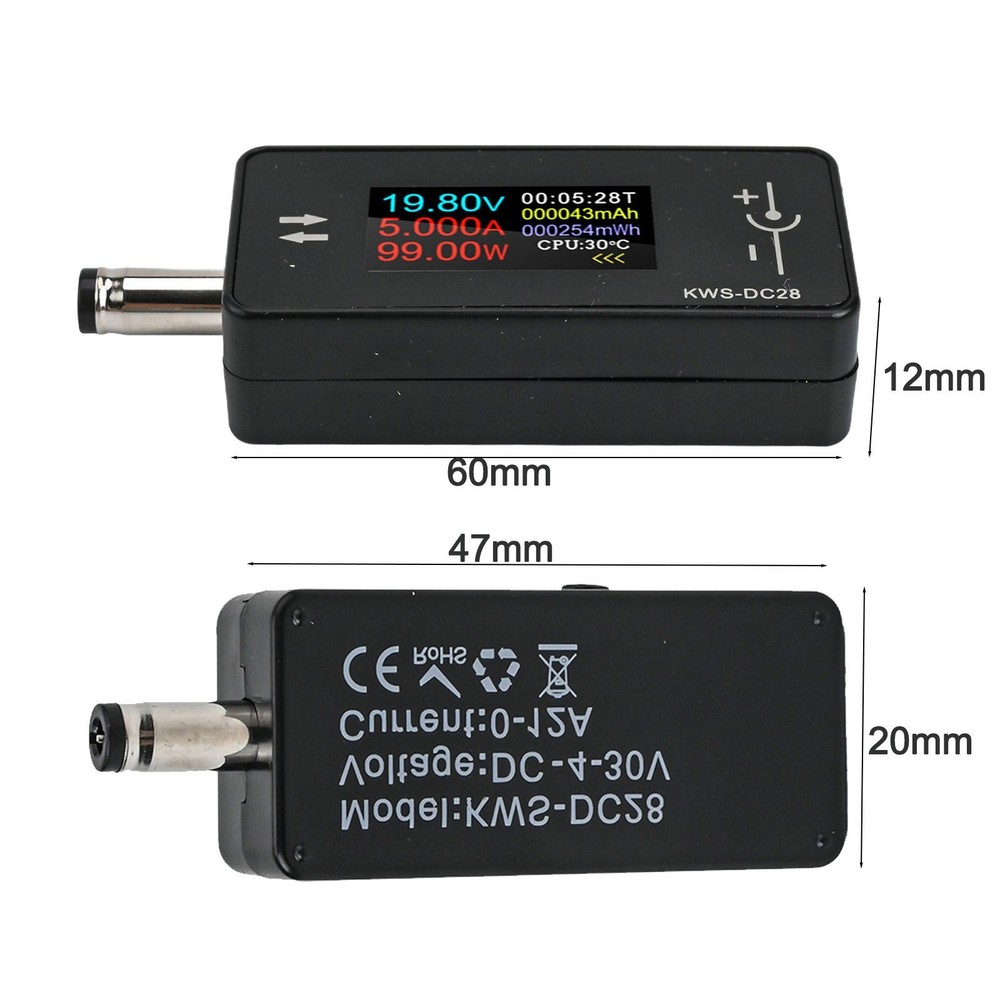 KWSDC28 Digital Interface Tester for Measuring Voltage and Current 430V
