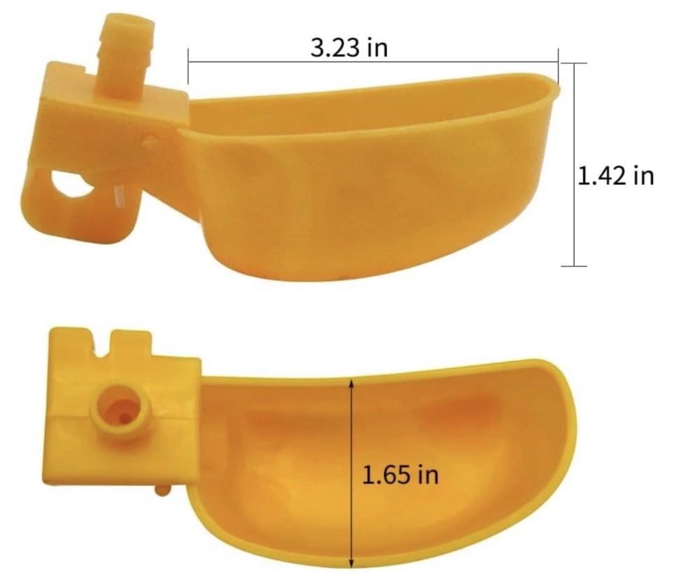 50 PCS Automatic Chicken Pigeon Quail Drinking Cups