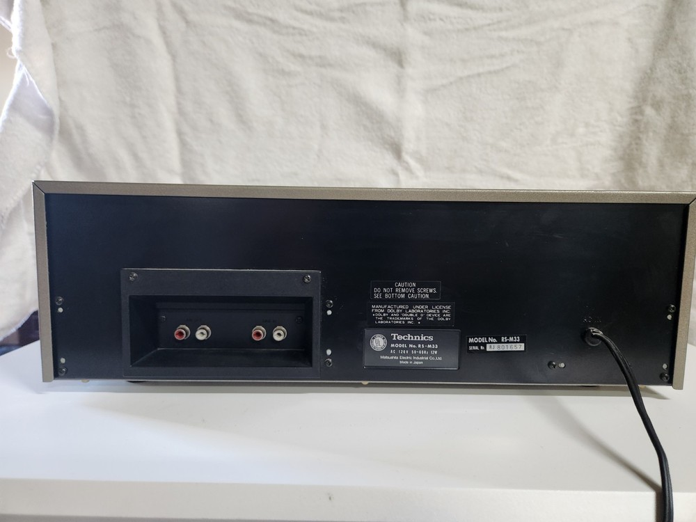Technics RS-M33 Stereo Cassette Deck