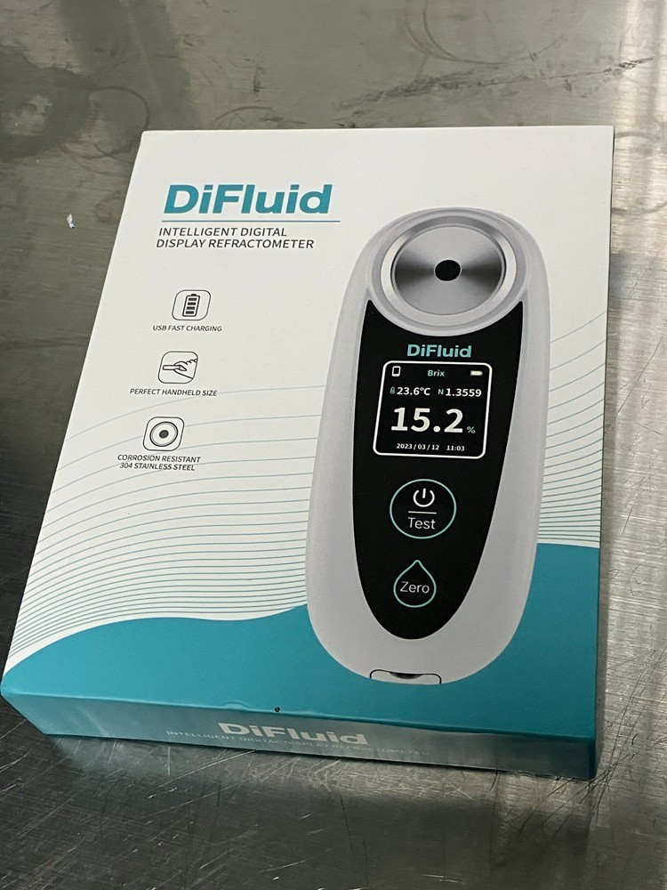 Difluid R2 PP Ultimate 0-95%Brix Digital Refractometer DFT-PP0195B  New open box