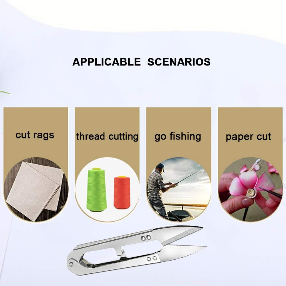 3Pcs Sewing Scissors Clippers Quick-Clip Thread Cutter Embroidery Mini Snips