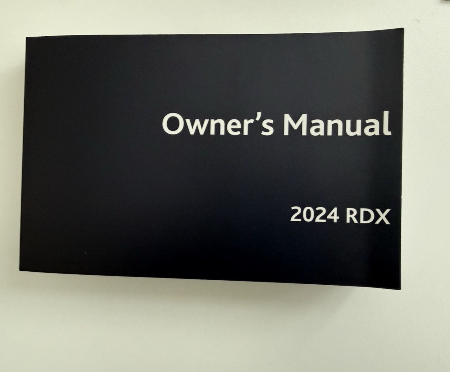 2024 Acura RDX Owner’s Manual Set – OEM Factory Original with Case