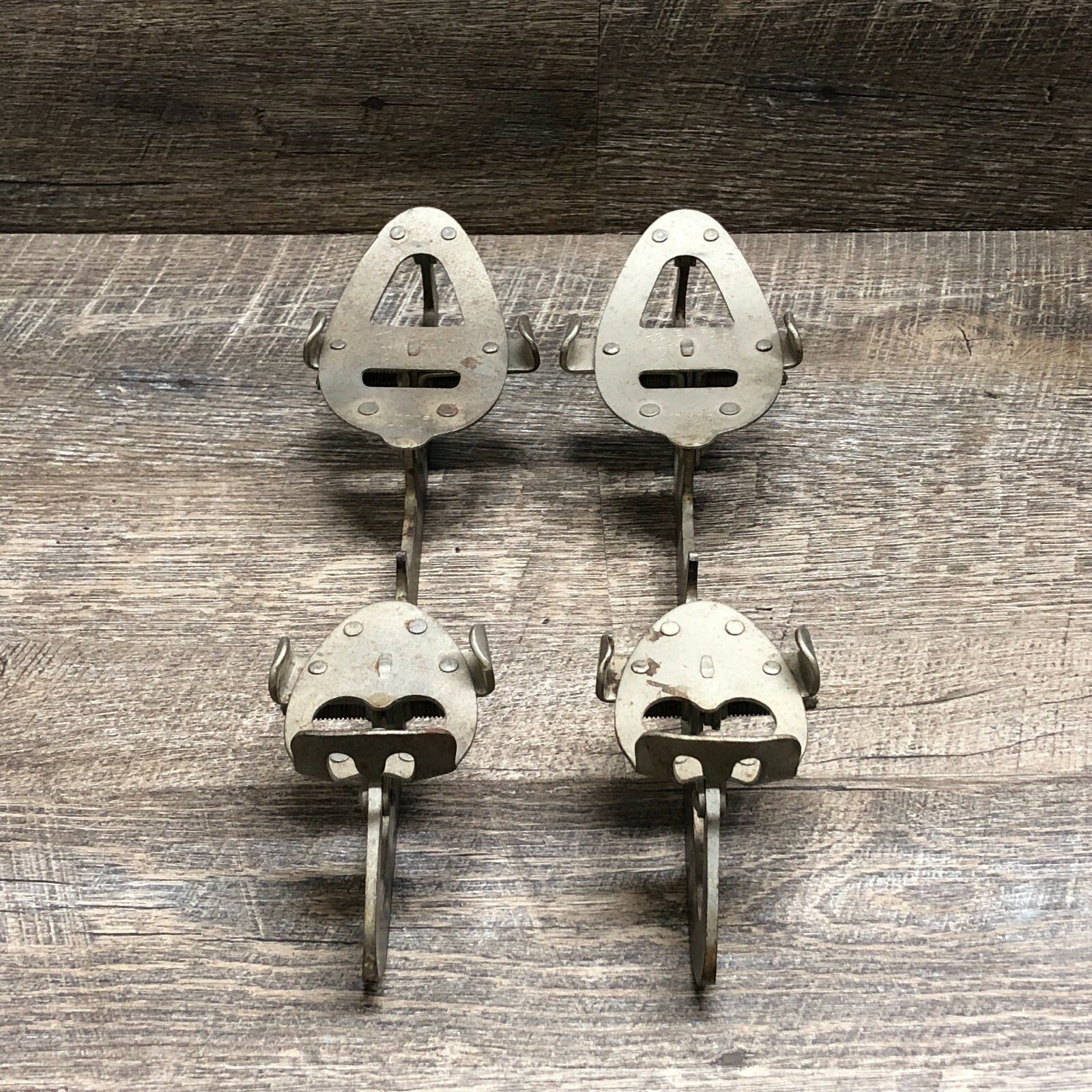 Vintage Keen MFG Co Adjustable Steel Ice Skates Size 10.5 No 206