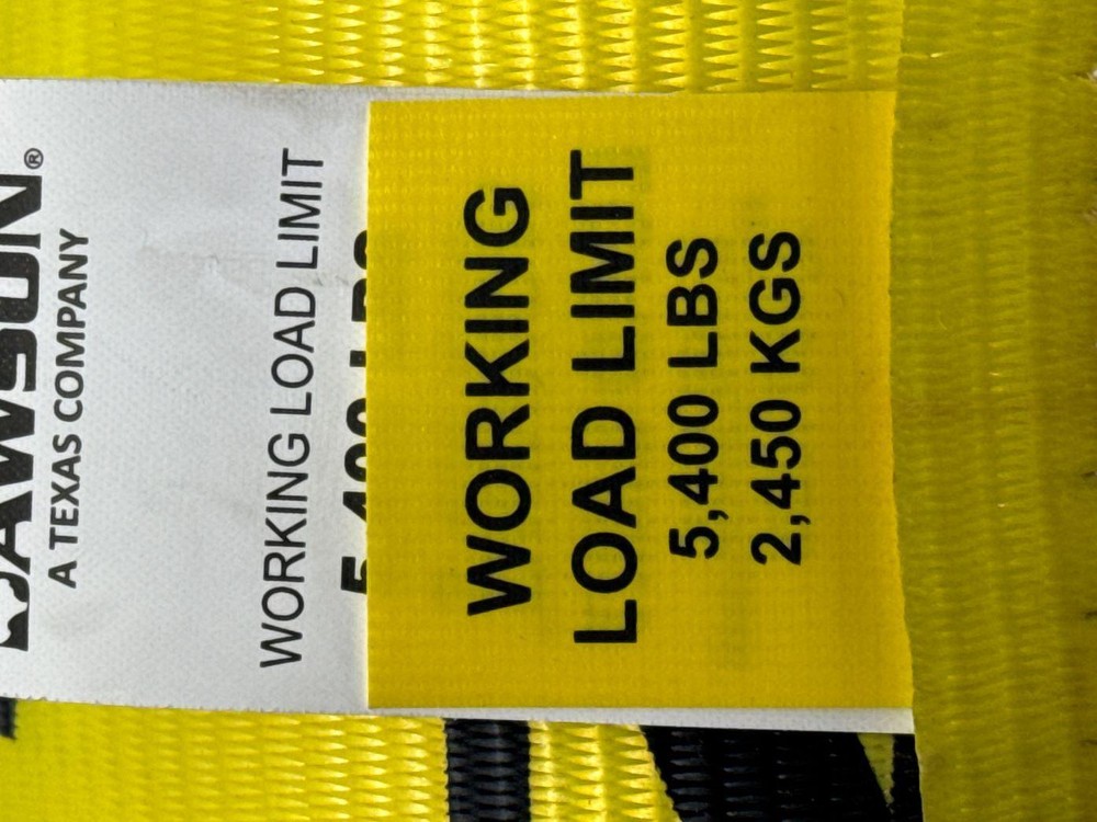 4"X30' Winch Strap with Flat Hook 2 Pack